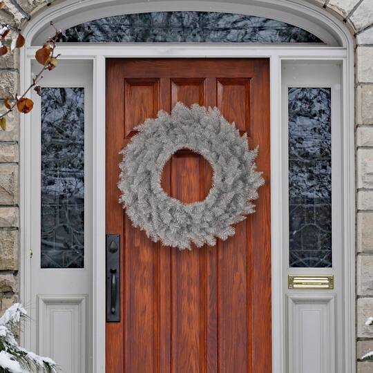 36" Platinum Fir Wreath